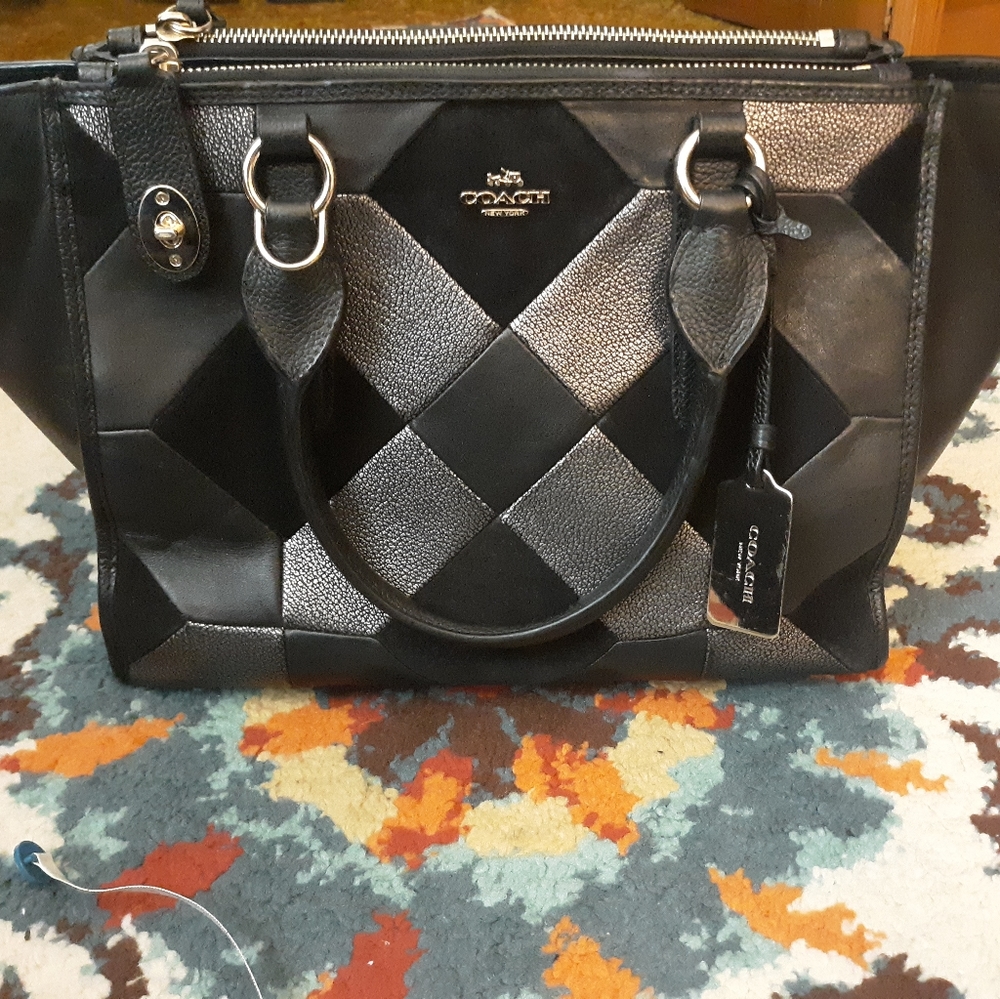 Coach patchwork Crosby satchel bag